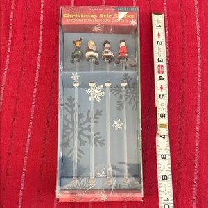 Christmas Stir Sticks with Festive Toppers